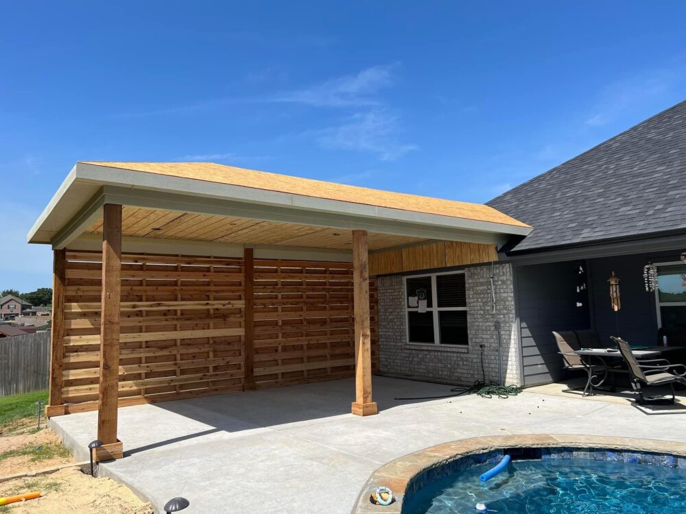 Outdoor living - patio coverings and pergolas by DFW Roofing Pro